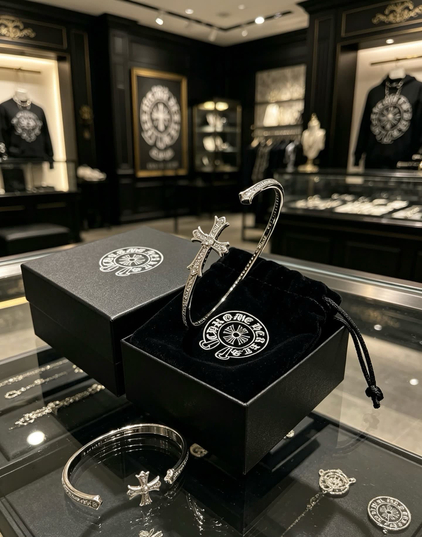 Chrome Hearts Cross Bracelet